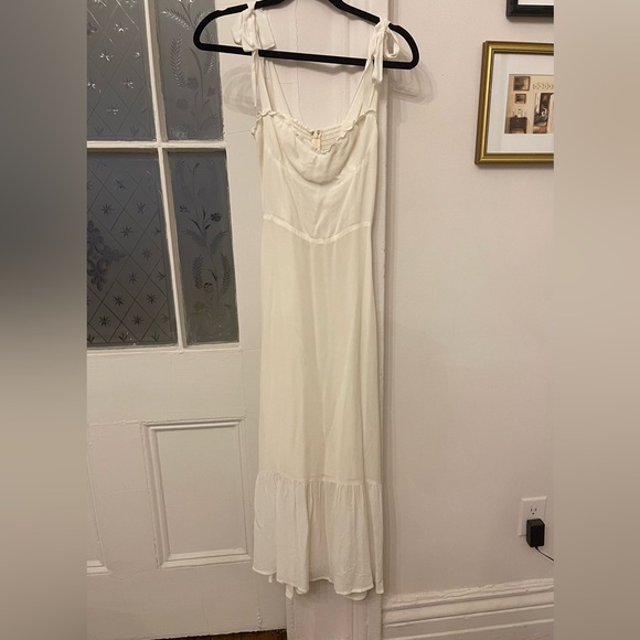 Reformation Nikita Dress - Ivory - Sz 0 - Picture 5 of 6